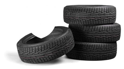 Stacked tyres